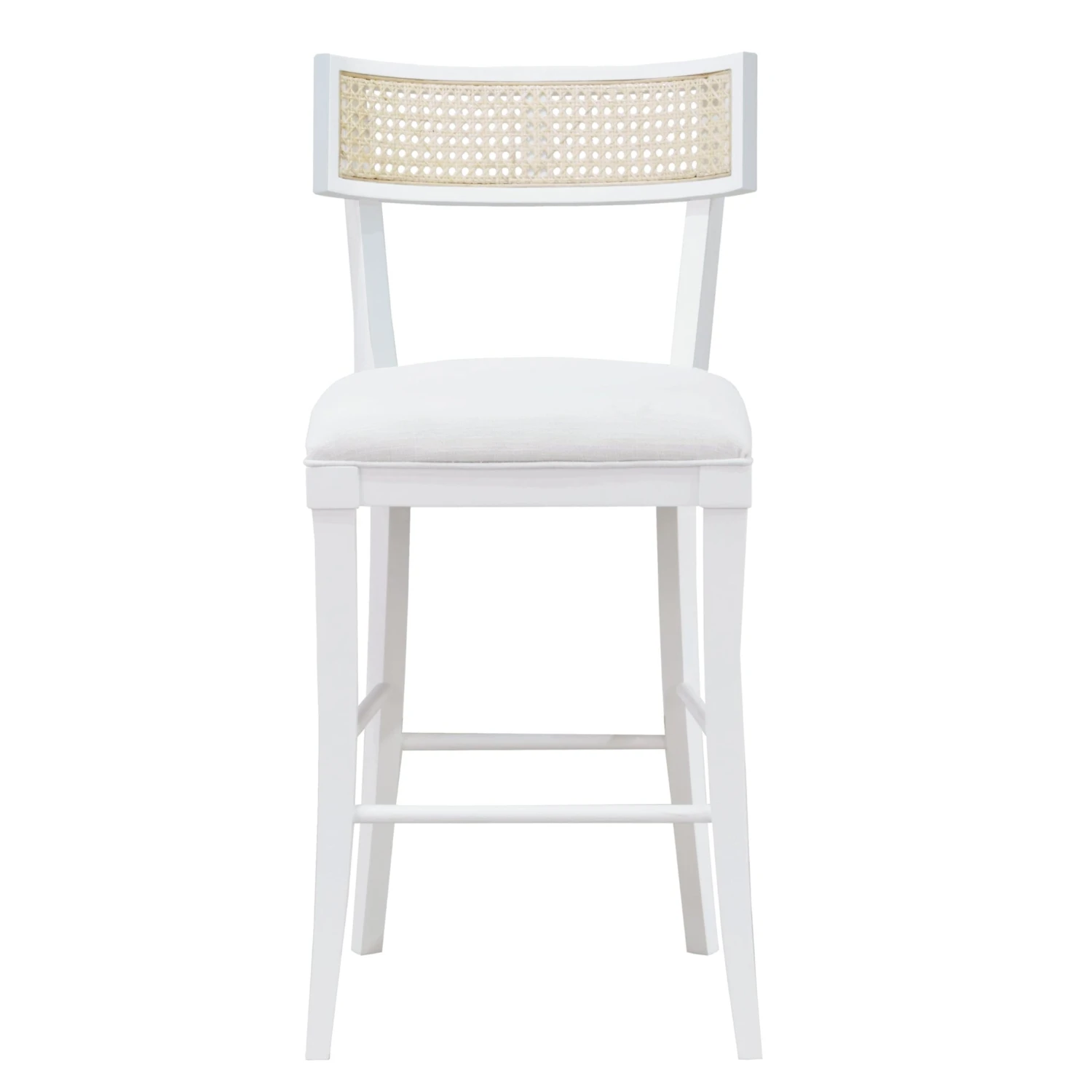 Britta Counter Stool In White 1 Britta Counter Stool In White