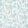 Balinese Peacock Fabric In Sky Blue