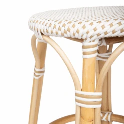 Beige And White Rattan Frame Counter Stool 9 Beige And White Rattan Frame Counter Stool -Famous Furniture Store Beige and White Rattan Frame Counter Stool The Well Appointed House 3