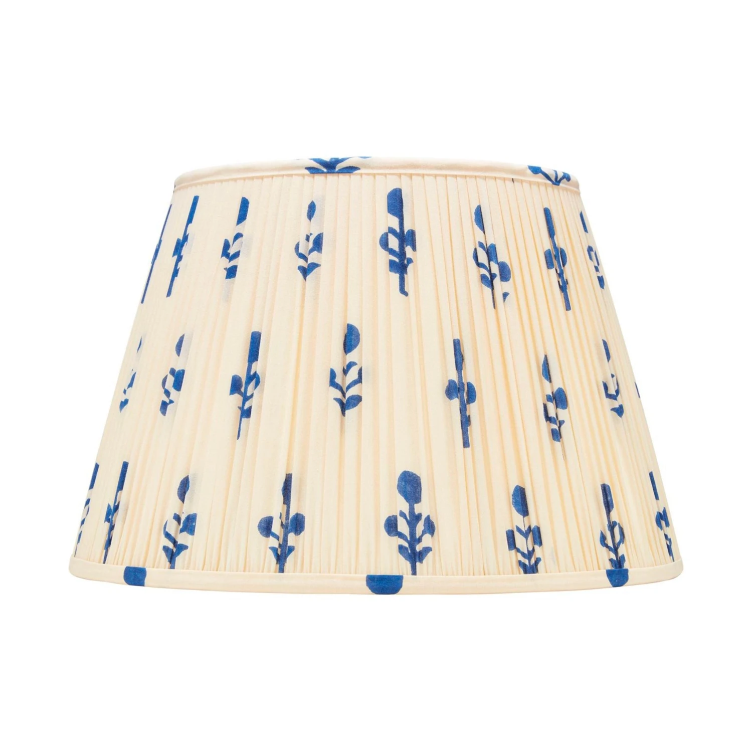 Blue Rose Pleated Lamp Shade - Available In Multiple Sizes 1 Blue Rose Pleated Lamp Shade - Available In Multiple Sizes