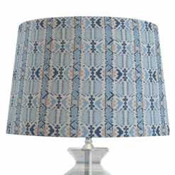Blue Ikat Patterned Lampshade In Lakeside 10 Blue Ikat Patterned Lampshade In Lakeside -Famous Furniture Store Blue Ikat Patterned Lampshade in Lakeside The Well Appointed House 1