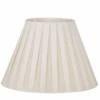 Box Pleat Linen Lampshade