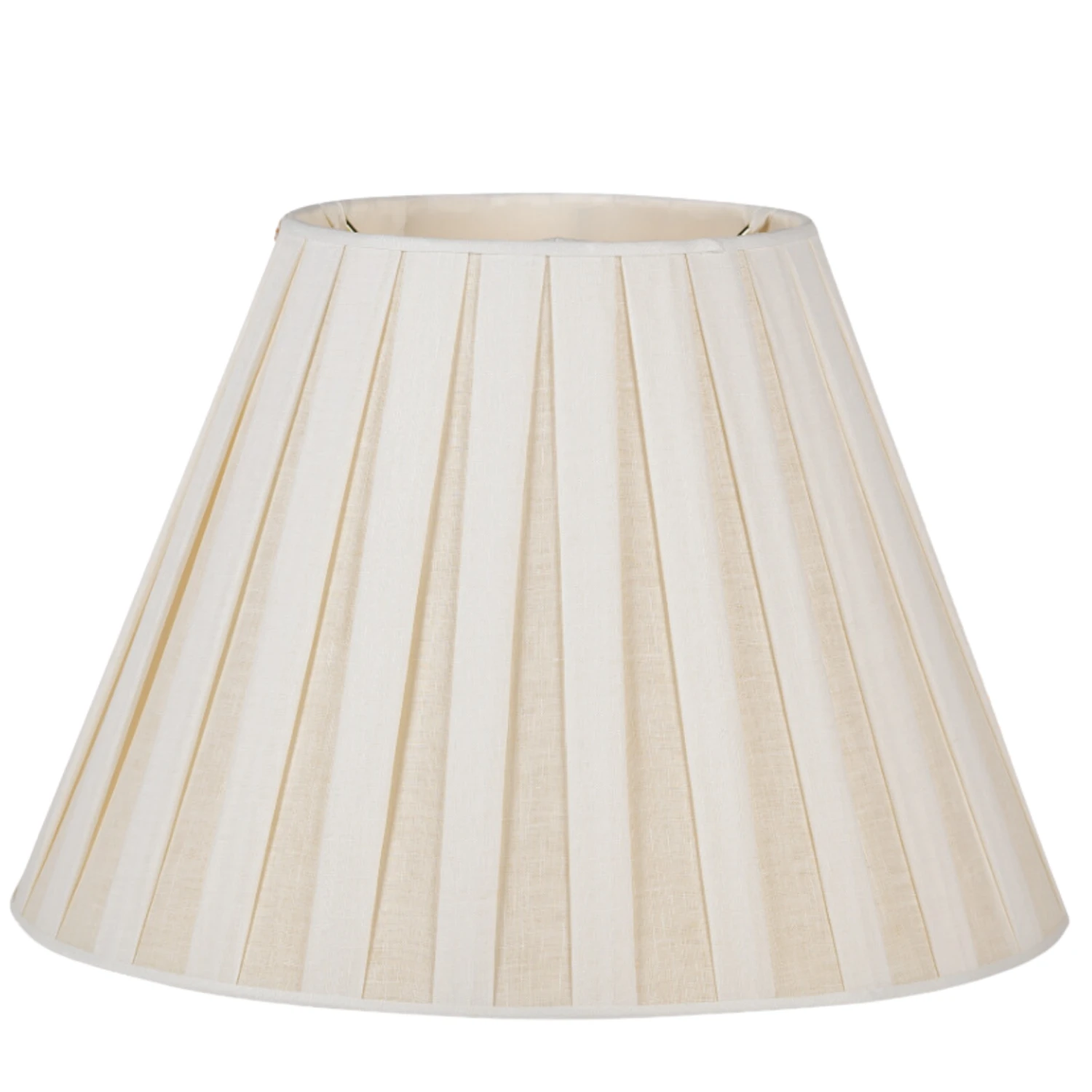 Box Pleat Linen Lampshade 1 Box Pleat Linen Lampshade