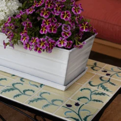 Medium Galvanized Flower Box With Tray 10 Medium Galvanized Flower Box With Tray -Famous Furniture Store C 20W T 2