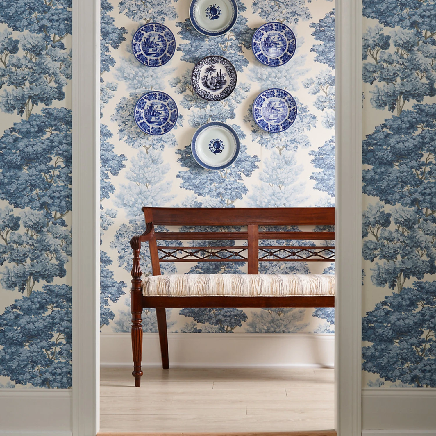 Central Park Wallcovering In Light Blue 2 Central Park Wallcovering In Light Blue - Image 2