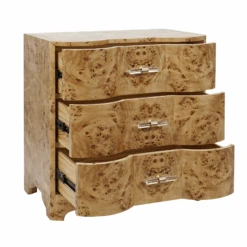 Calvin Three Drawer Matte Burl Finish Nightstand 7 Calvin Three Drawer Matte Burl Finish Nightstand -Famous Furniture Store CalvinThreeDrawerMatteBurlFinishNightstand TheWellAppointedHouseCalvinThreeDrawerMatteBurlFinishNightstand TheWellAppointedHouse