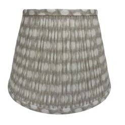Cane Printed Lampshade In Dew