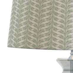 Celadon Green Palm Leaves Patterned Lampshade In Sabal Stripe 9 Celadon Green Palm Leaves Patterned Lampshade In Sabal Stripe -Famous Furniture Store Celadon Green Patterned Lampshade in Sabal Stripe The Well Appointed House 3