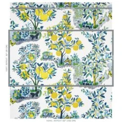 Schumacher Citrus Garden Fabric In Pool 5 Schumacher Citrus Garden Fabric In Pool -Famous Furniture Store Citrus Garden Fabric in Pool The Well Appointed House