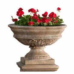 Coachhouse Urn With Pedestal 6 Coachhouse Urn With Pedestal -Famous Furniture Store Coachhouse Urn with Pedestal The Well Appointed House 1