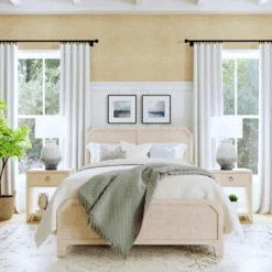 Coastal Natural Saguran Raffia Single Drawer Nightstand 11 Coastal Natural Saguran Raffia Single Drawer Nightstand -Famous Furniture Store Coastal Natural Saguran Raffia Single Drawer Nightstand The Well Appointed House 3