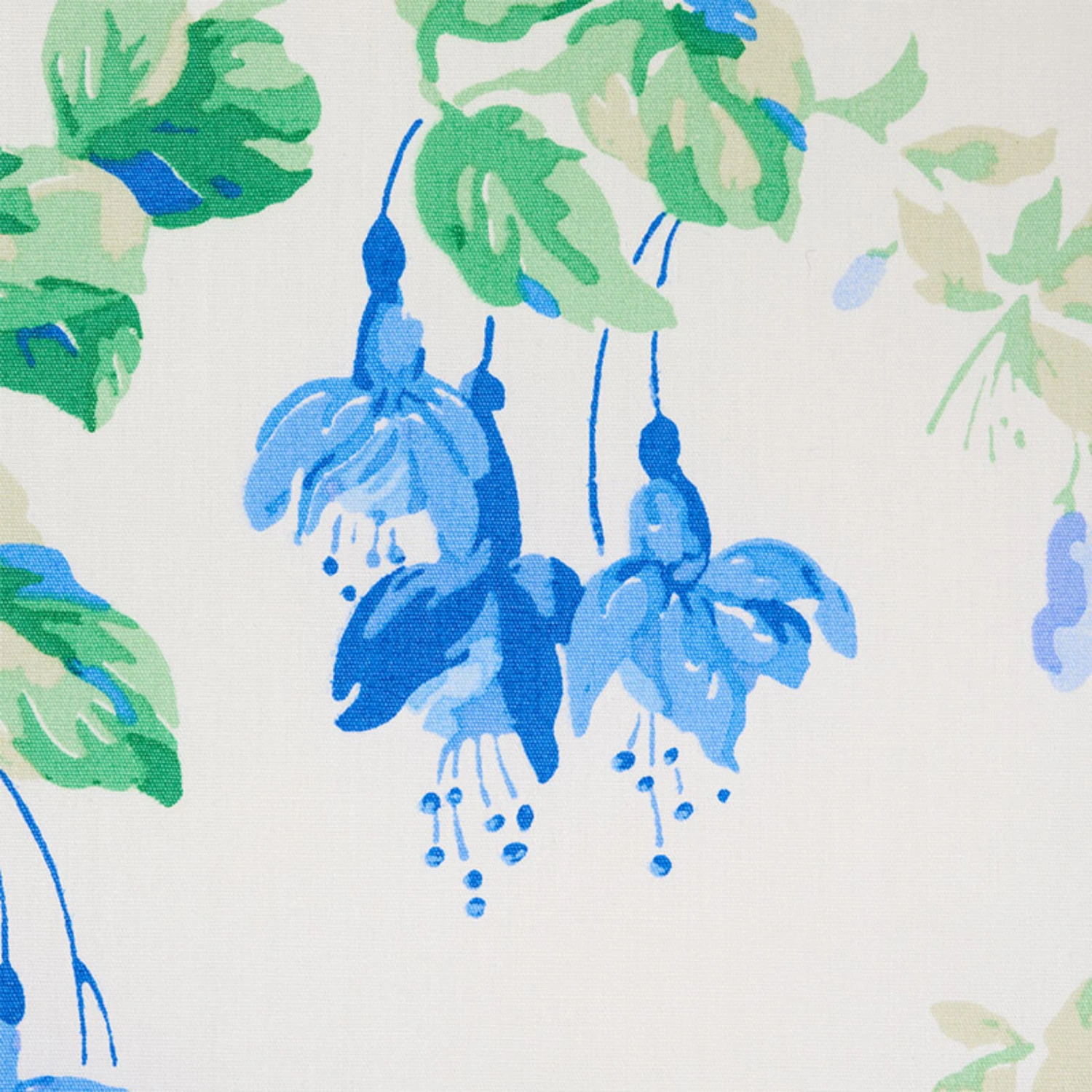 Schumacher Cobalt Garden Gate Chintz Fabric 3 Schumacher Cobalt Garden Gate Chintz Fabric - Image 3