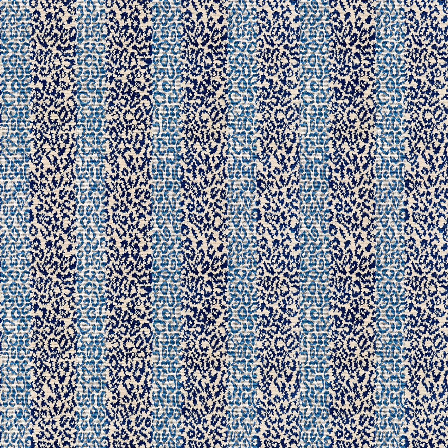 Corbet Leopard Print Fabric In Blue 1 Corbet Leopard Print Fabric In Blue