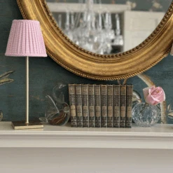 Cordless Shade Cover In Pink Gingham 7 Cordless Shade Cover In Pink Gingham -Famous Furniture Store Cordless Shade Cover in Pink Gingham The Well Appointed House 4