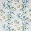 Schumacher Del Tesoro In Blue And Green Wallpaper