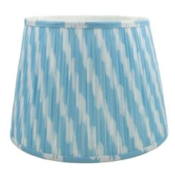 Ellipse Printed Lampshade In Aqua