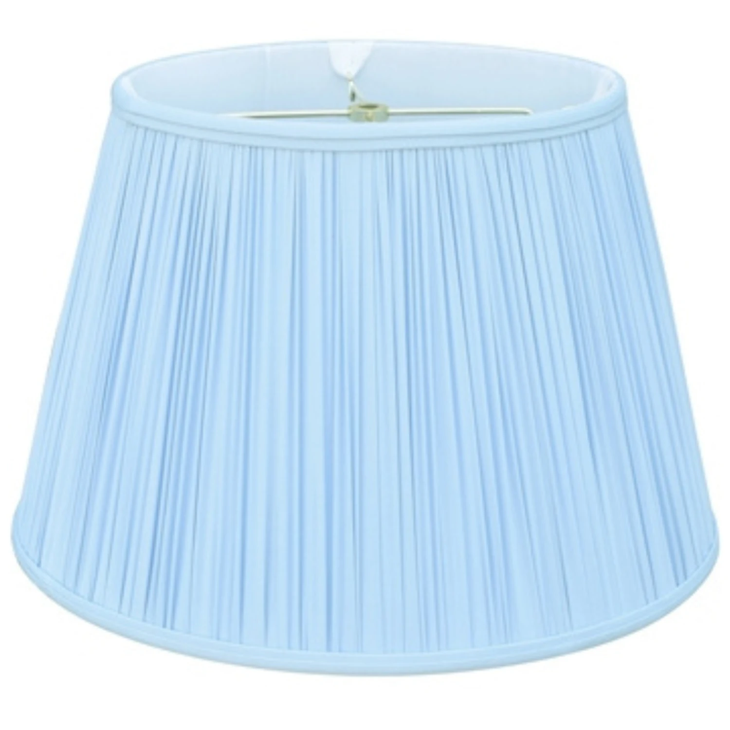 European Empire Hand Free Pleated Lamp Shade In Light Blue 1 European Empire Hand Free Pleated Lamp Shade In Light Blue