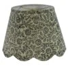Fabric Scalloped Lampshade In Spray