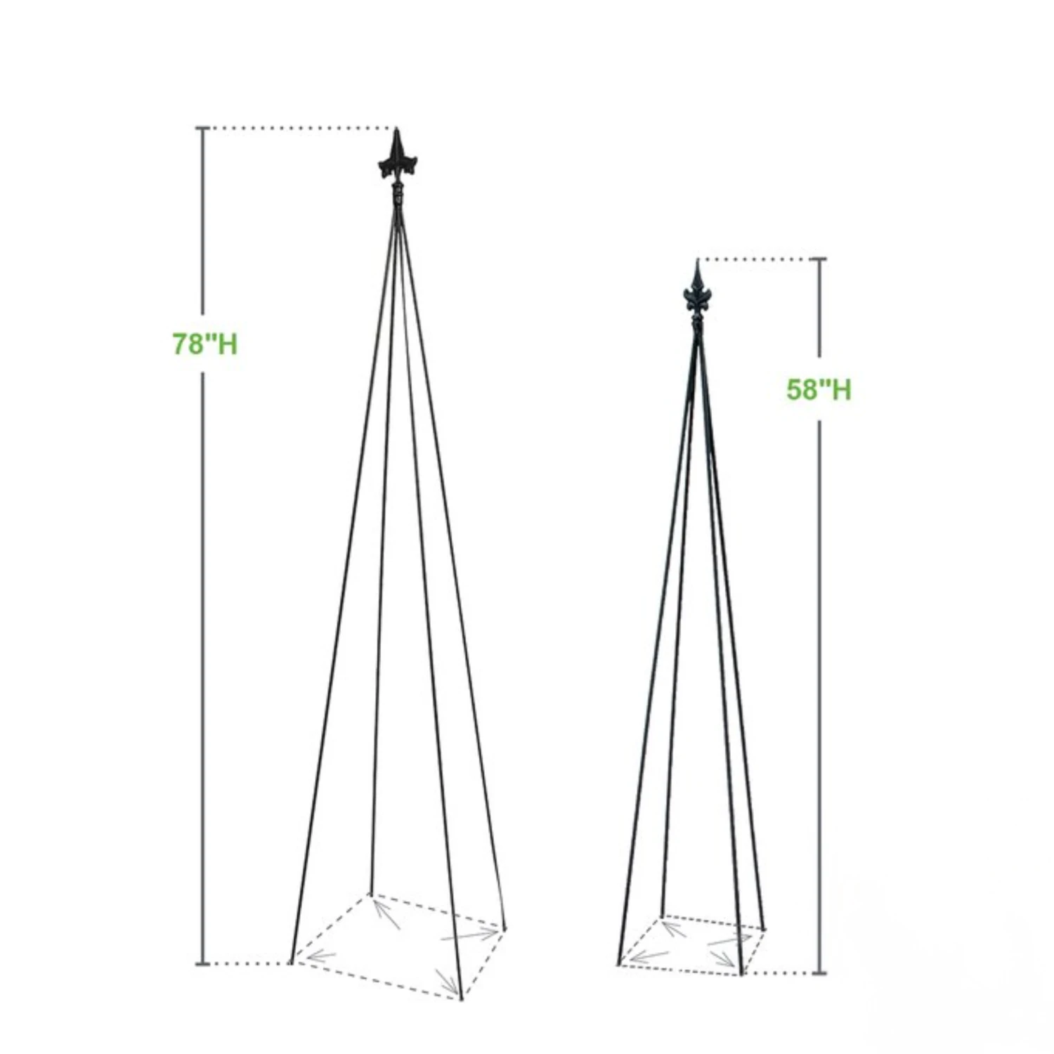 Fleur-De-Lis Garden Trellises 10 Fleur-De-Lis Garden Trellises - Image 10