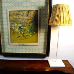 Gingham Small Cordless Shade Cover (Empire In Gold) 6 Gingham Small Cordless Shade Cover (Empire In Gold) -Famous Furniture Store Gingham Small Cordless Shade Cover Empire in Gold The Well Appointed House 2