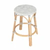 Grey Rattan Frame Counter Stool
