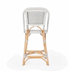 Grey And White Rattan Frame Counter Chair 11 Grey And White Rattan Frame Counter Chair -Famous Furniture Store Grey and White Rattan Frame Counter Chair The Well Appointed House 5