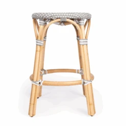 Grey And White Rattan Frame Counter Stool 13 Grey And White Rattan Frame Counter Stool -Famous Furniture Store Grey and White Rattan Frame Counter Stool The Well Appointed House 6