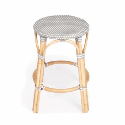 Grey And White Rattan Frame Counter Stool 14 Grey And White Rattan Frame Counter Stool -Famous Furniture Store Grey and White Rattan Frame Counter Stool The Well Appointed House 7