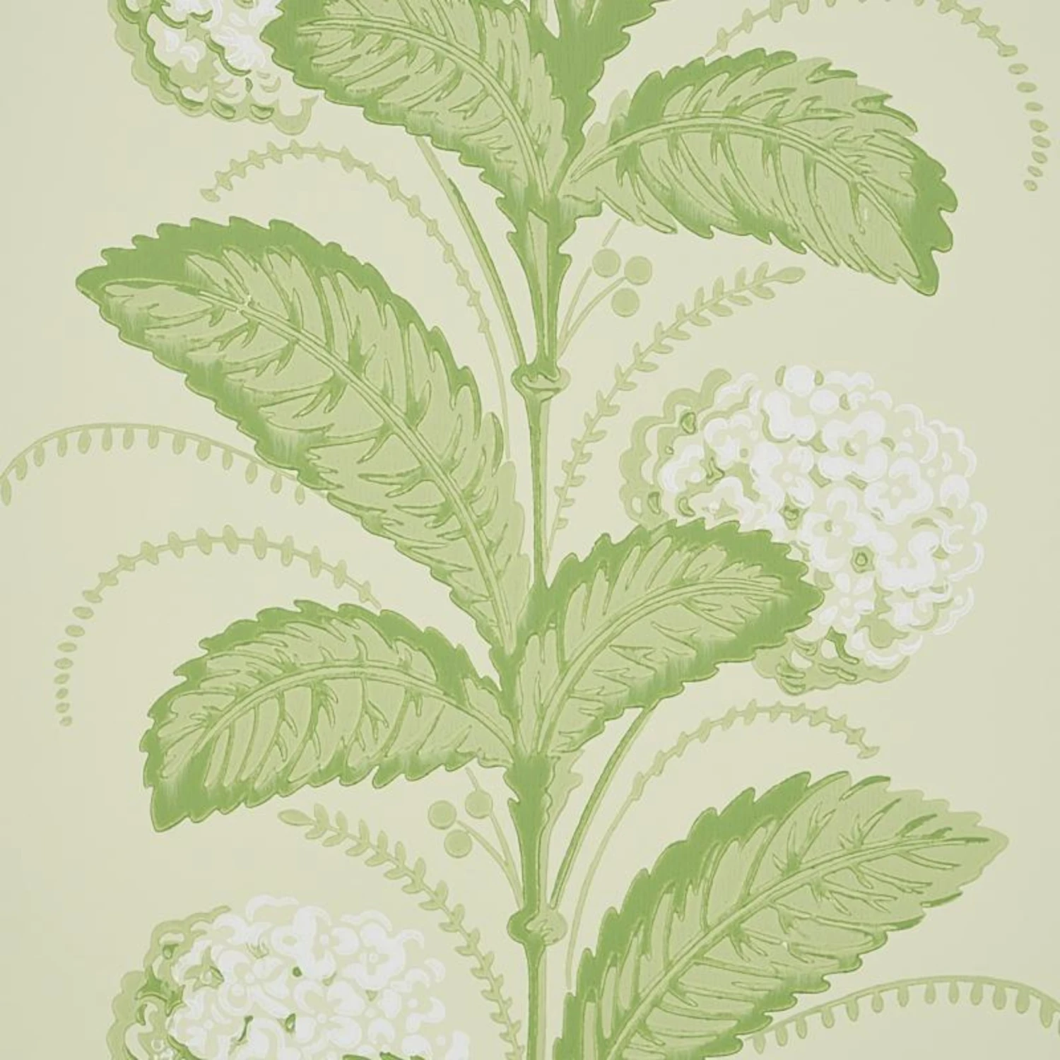 Schumacher Hydrangea Drape In Green Wallpaper 5 Schumacher Hydrangea Drape In Green Wallpaper - Image 5