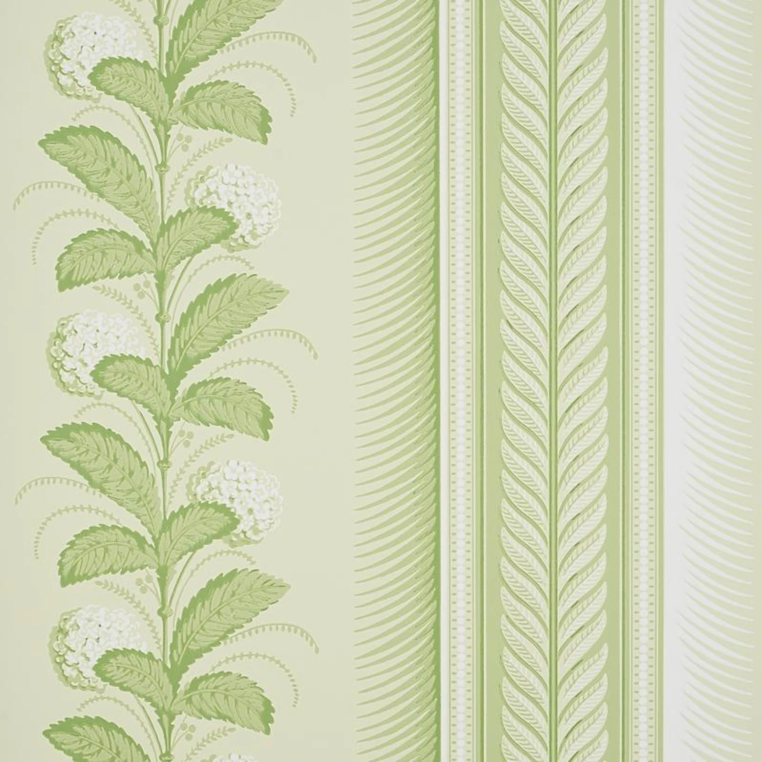 Schumacher Hydrangea Drape In Green Wallpaper 3 Schumacher Hydrangea Drape In Green Wallpaper - Image 3
