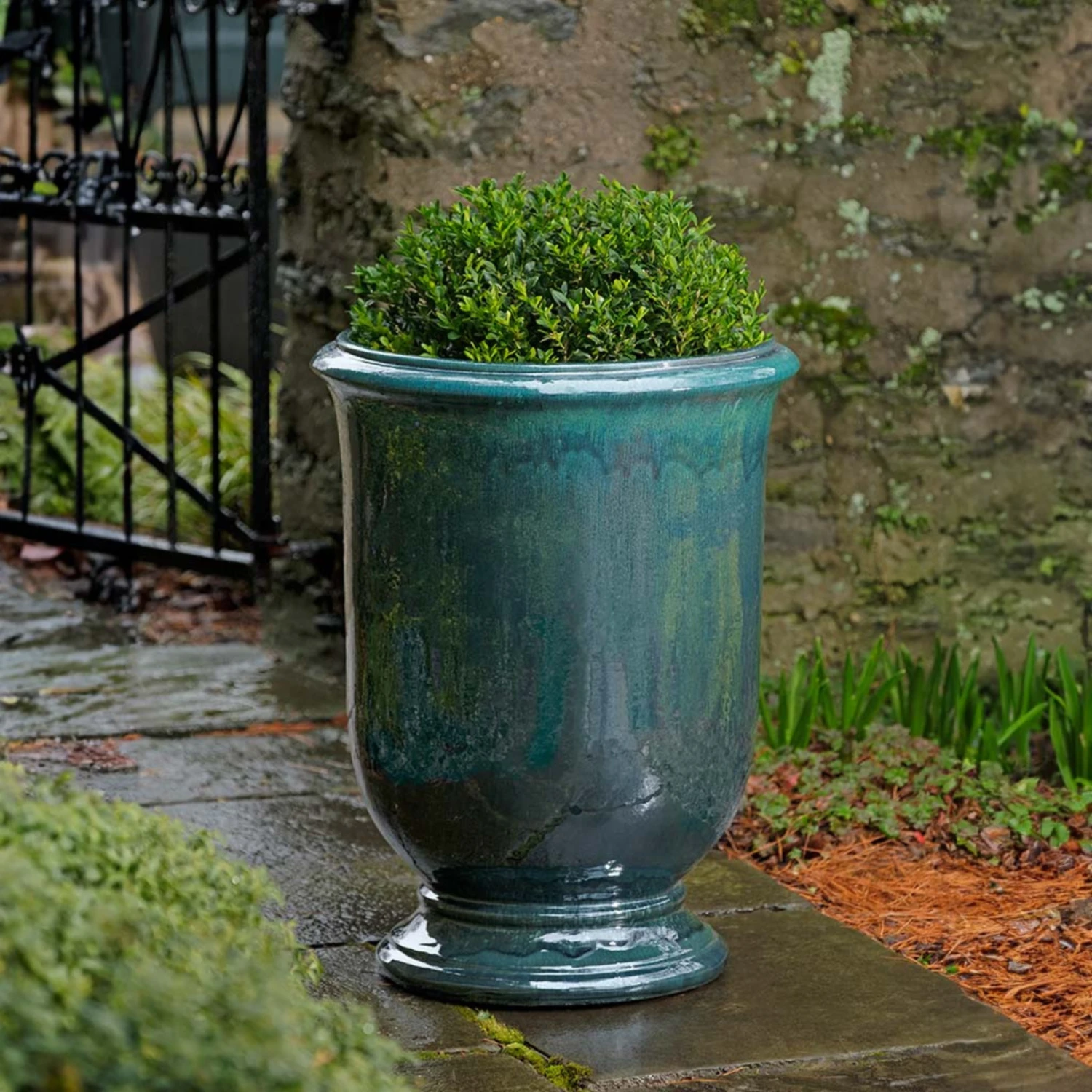 Indigo Rain Antibe Urn Planter 2 Indigo Rain Antibe Urn Planter - Image 2