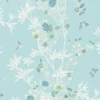 Jardin De Chine Fabric In Ciel Aqua