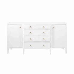 Jarin Deep Drawer Buffet In White 7 Jarin Deep Drawer Buffet In White -Famous Furniture Store Jarin buffet