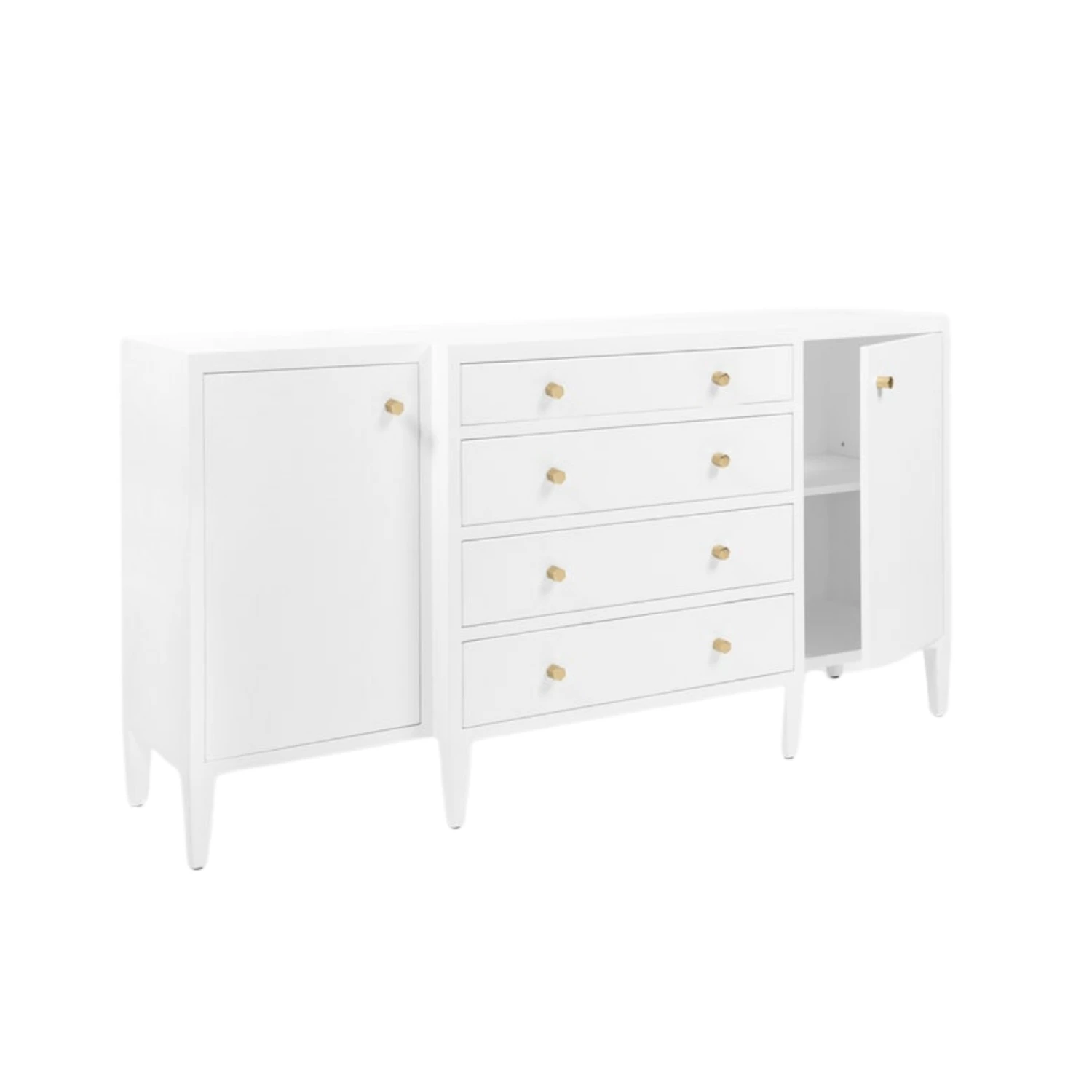 Jarin Deep Drawer Buffet In White 2 Jarin Deep Drawer Buffet In White - Image 2