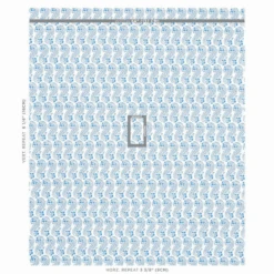 Schumacher Lani Blue Botanical Paisley Fabric 7 Schumacher Lani Blue Botanical Paisley Fabric -Famous Furniture Store Lani Blue Botanical Paisley Fabric The Well Appointed House 4