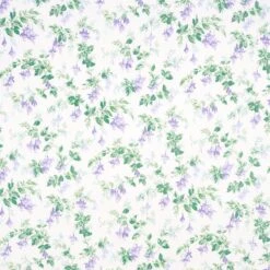 Schumacher Lavender Garden Gate Floral Print Fabric