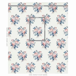 Schumacher Loudon Rose Wallpaper In Rose And Blue 9 Schumacher Loudon Rose Wallpaper In Rose And Blue -Famous Furniture Store LoudonRoseWallpaperinRoseandBlue