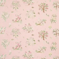 Schumacher Magical Menagerie In Blush Fabric