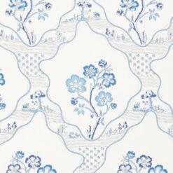 Schumacher Marella Wallpaper In Delft