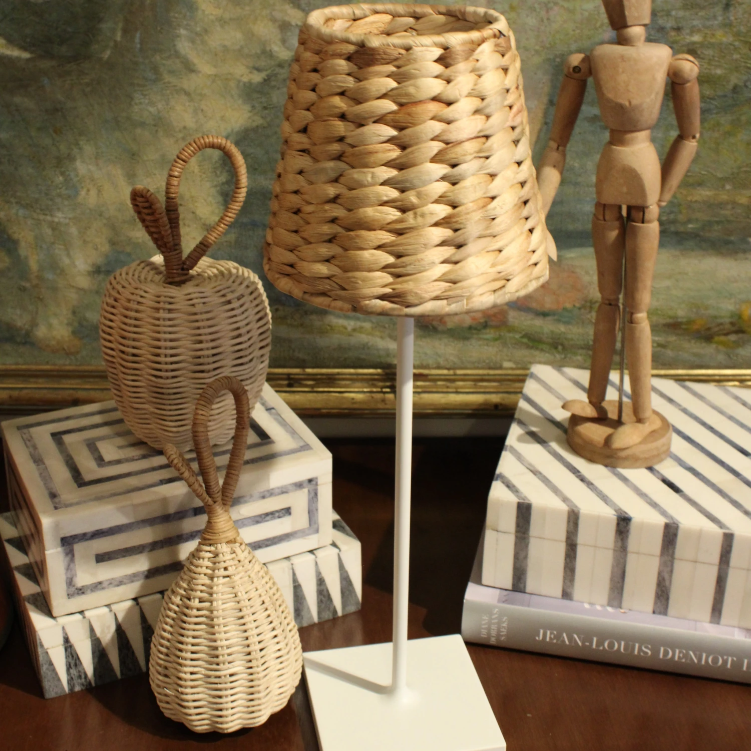 Micro Water Hyacinth Cordless Shade (Empire Base) 2 Micro Water Hyacinth Cordless Shade (Empire Base) - Image 2