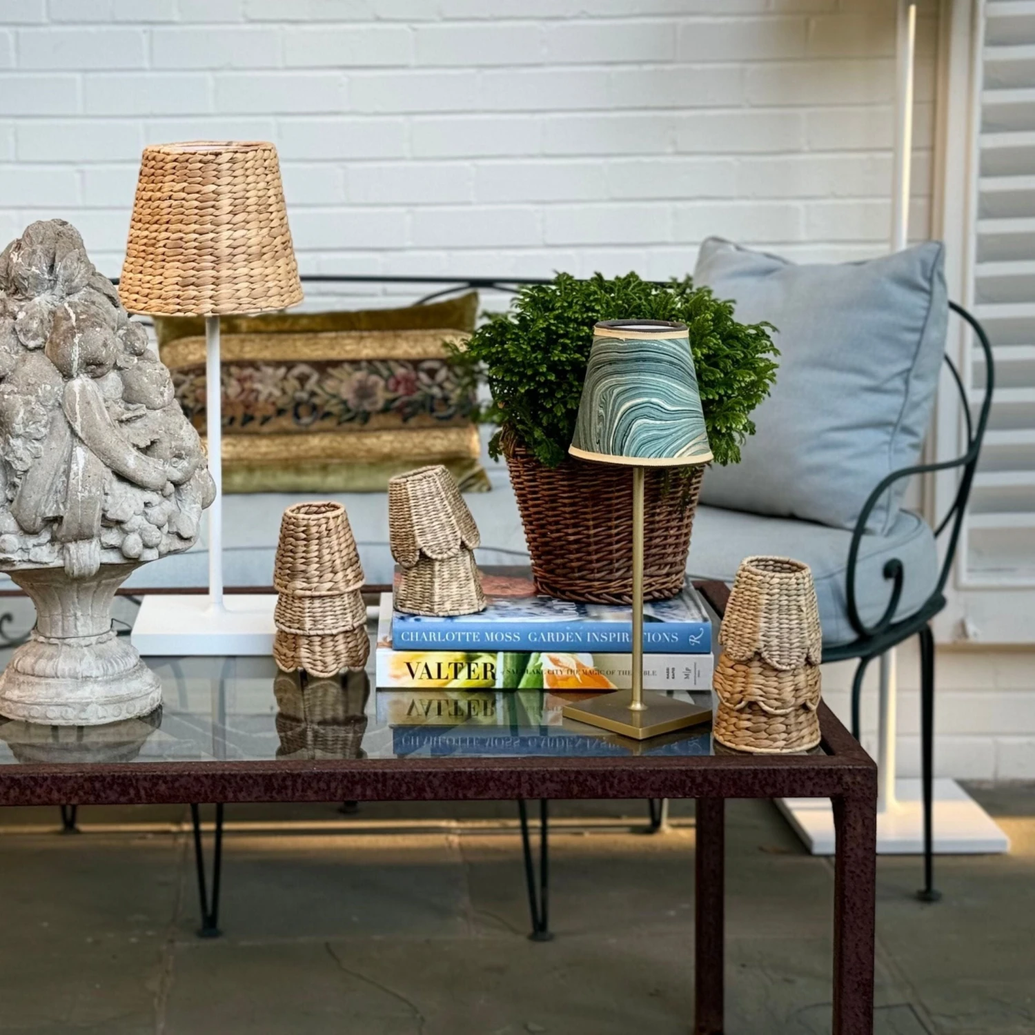 Micro Water Hyacinth Cordless Shade (Empire Base) 3 Micro Water Hyacinth Cordless Shade (Empire Base) - Image 3