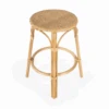 Natural Rattan Frame Counter Stool