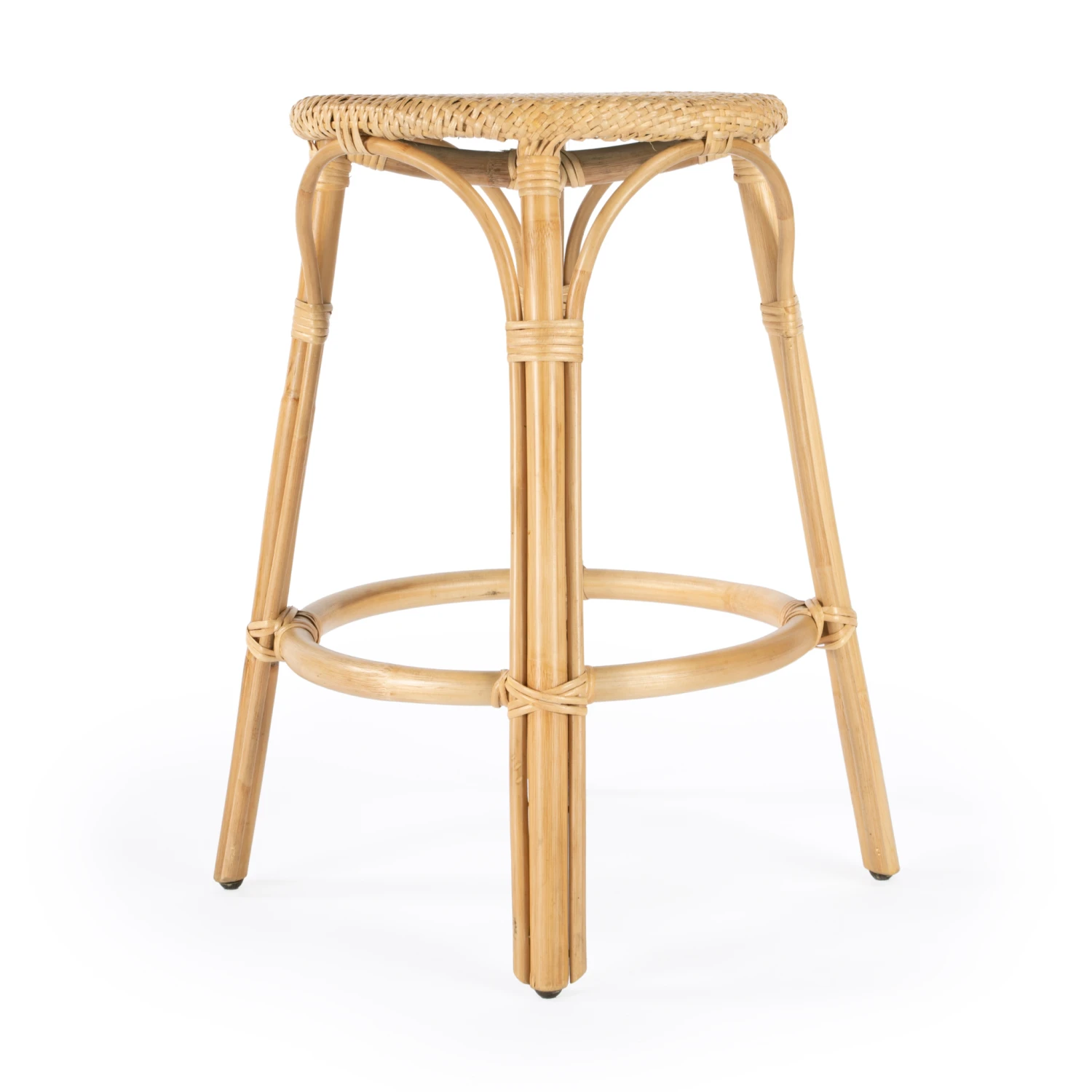 Natural Rattan Frame Counter Stool 3 Natural Rattan Frame Counter Stool - Image 3