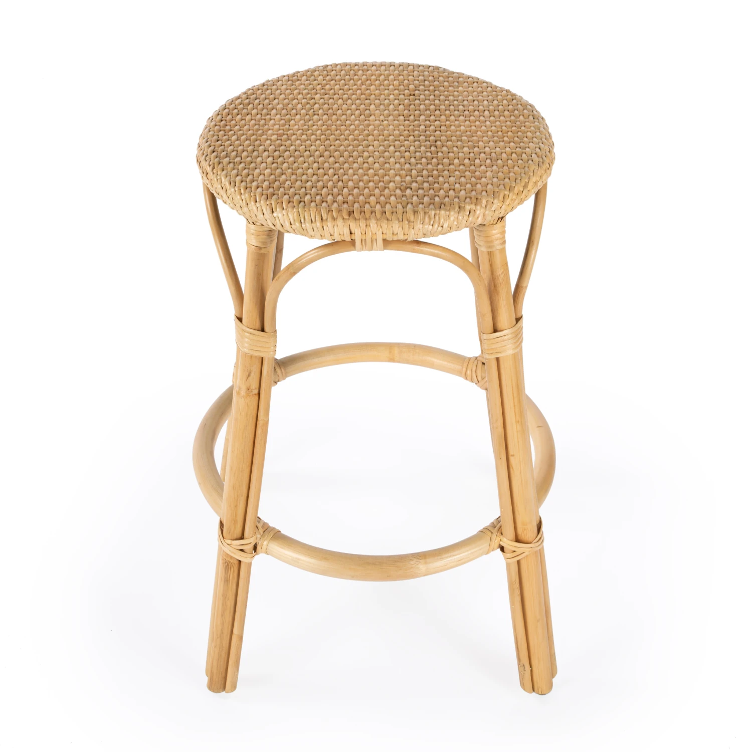 Natural Rattan Frame Counter Stool 6 Natural Rattan Frame Counter Stool - Image 6