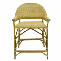 Newport Beach Counter Chair In Natural Finish
