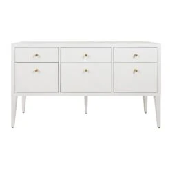 Palmer Buffet In Glossy White Lacquer