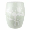 Pastel Green Cherry Blossom Garden Seat