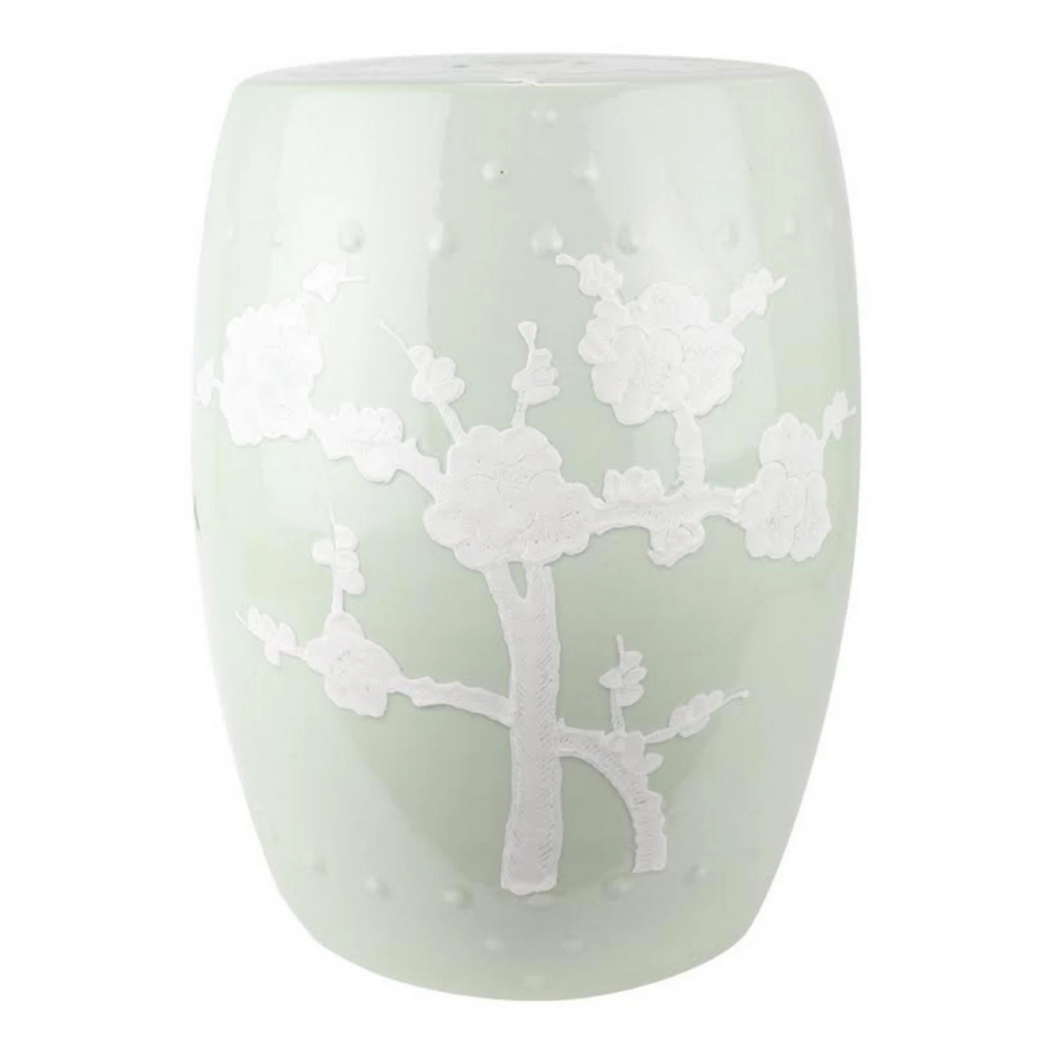 Pastel Green Cherry Blossom Garden Seat 1 Pastel Green Cherry Blossom Garden Seat