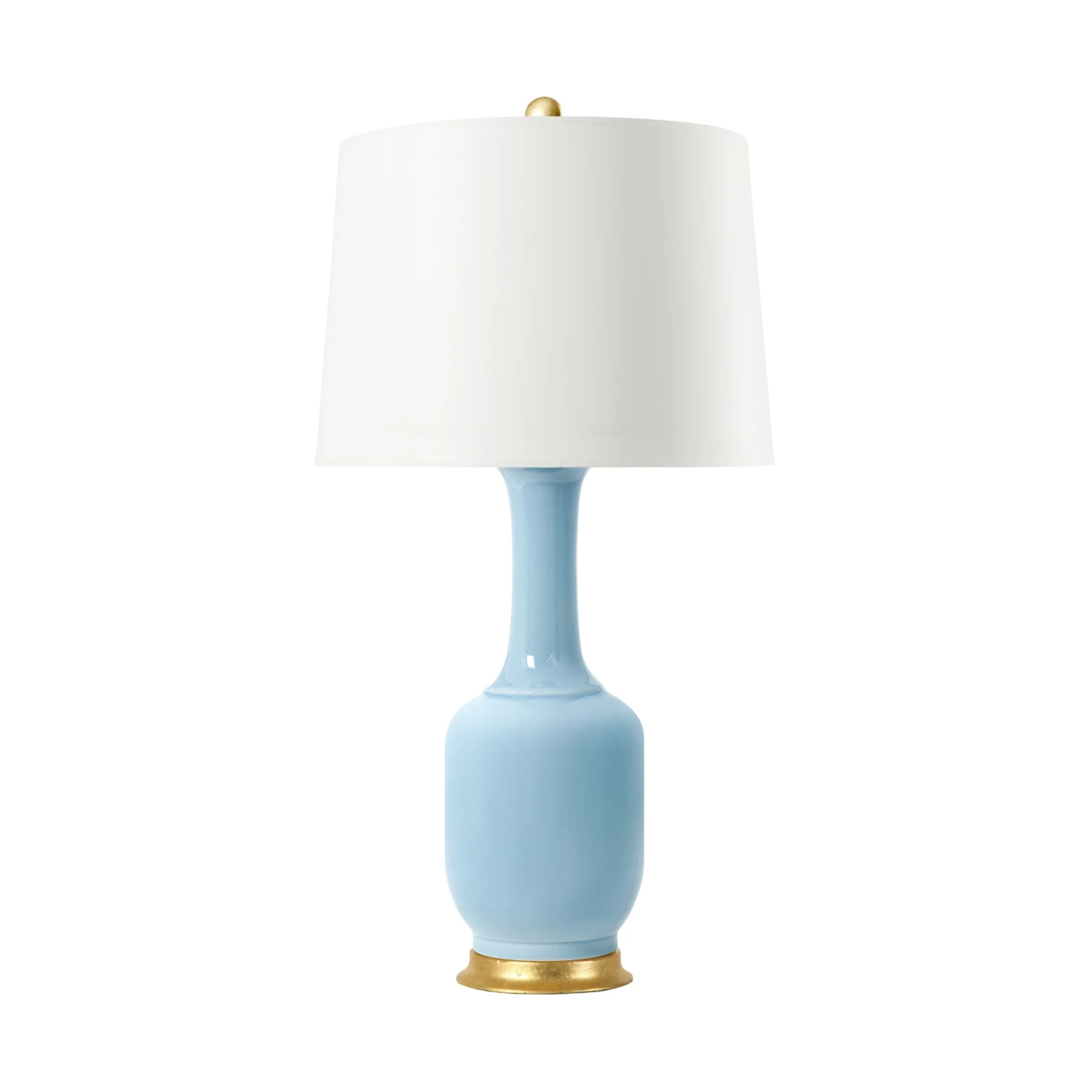 Safira Lamp In Sky Blue With Shade 1 Safira Lamp In Sky Blue With Shade