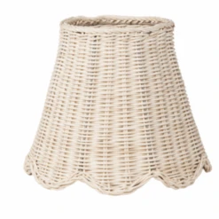 Scalloped Lampshade In Rattan 8 Scalloped Lampshade In Rattan -Famous Furniture Store Scalloped Lampshade in Rattan The Well Appointed House 3